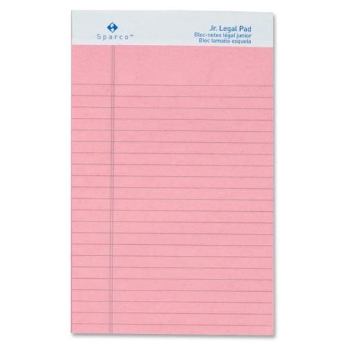 Sparco Colored Jr. Legal Ruled Writing Pads - Jr.Legal