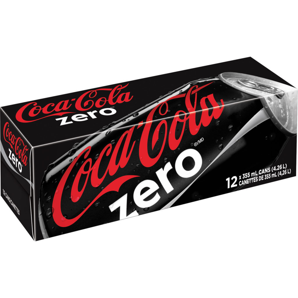 Coke Zero 355 mL 12/cse
